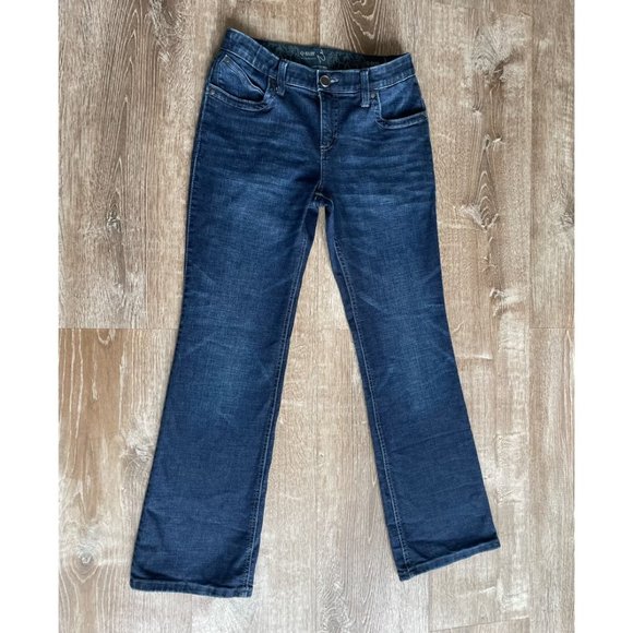 Wrangler Women's Jeans Dark Blue Size 5/6x30 Short Q-Baby - Only Worn Once - Picture 1 of 8